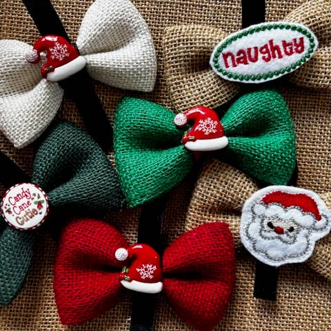 CHRISTMAS IN JULY Mini Size Bundle for wholesale by DOG BOW TIES