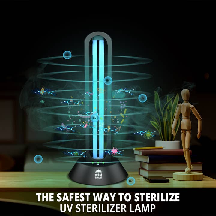 WBM LLC - Wholesale Air Humidifier - WBM SMART UV Sterilizer Light - 40W Remote Control7