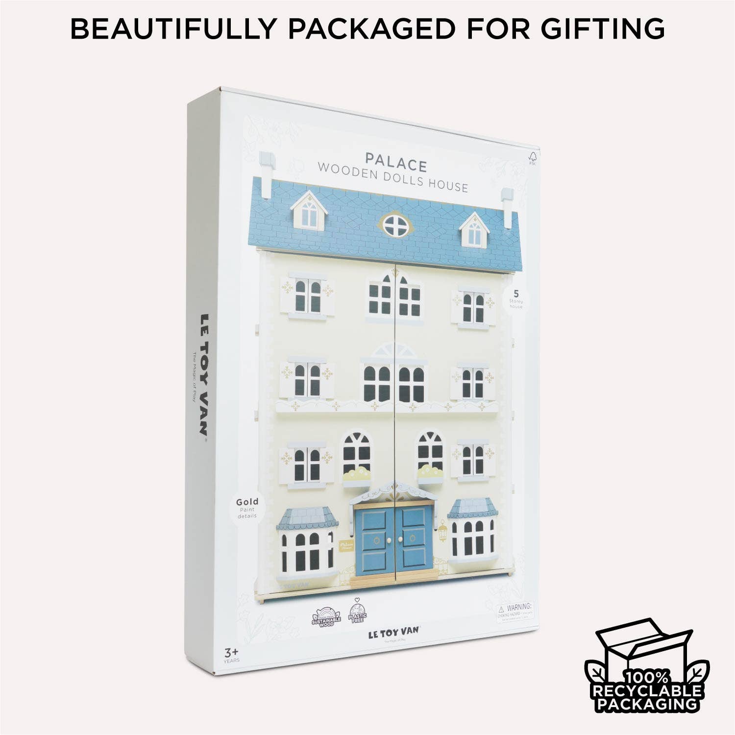 Le Toy Van, Inc. - Wholesale Doll Accessory Kit - Kids - Palace Wooden Dolls House7