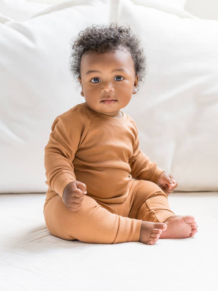 Colored Organics - Wholesale Sweatshirt - Kids - Organic Baby and Kids Portland Pullover - Ginger