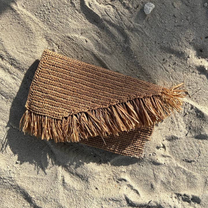 Frousse Pouch -Caramel for wholesale by ZanatanyConcepts