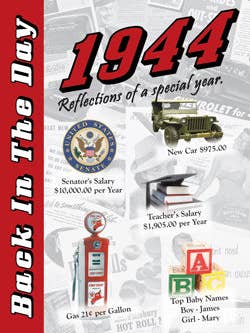 1944 Back In The Day Greeting Card / Booklet (envelope inclu for wholesale by 3 Oak Publishing / Back In The Day