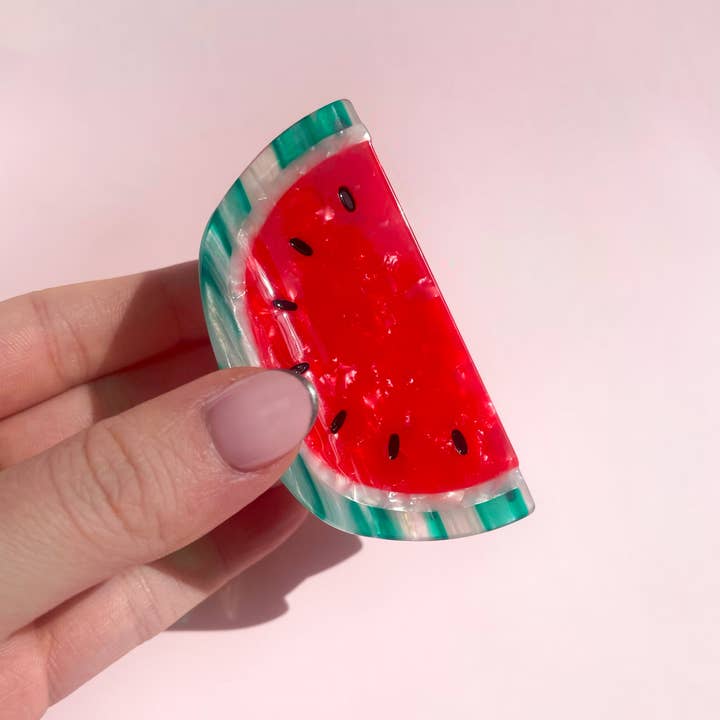 Line & Co - Vendita all'ingrosso Fermaglio per capelli - Donna - Clip Artiglio Anguria // Acetato di Cellulosa2