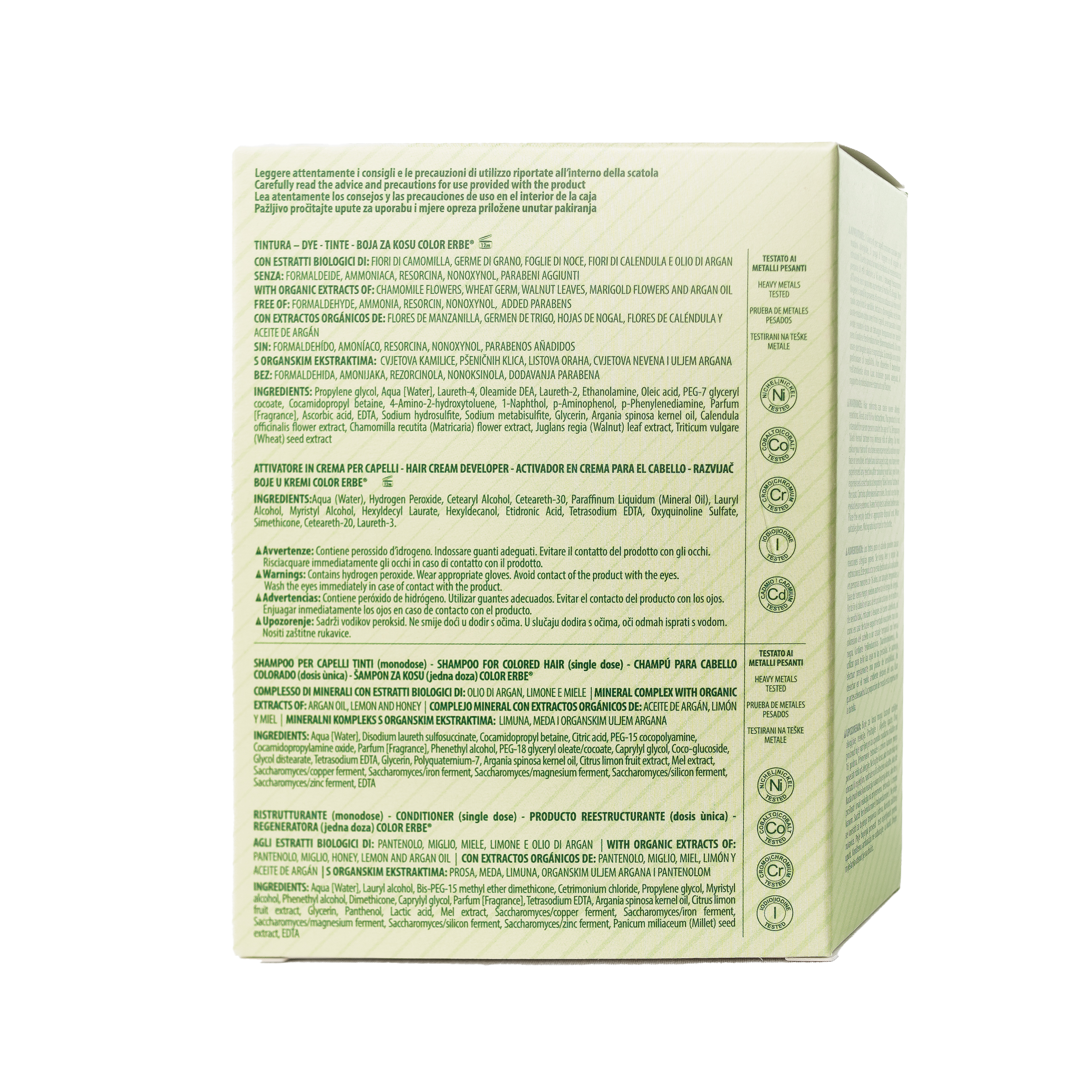 COLOR ERBE - Wholesale Hair Dye - Color Erbe Estr. Dye Bio Henna Red (7.66) - Made in Italy6