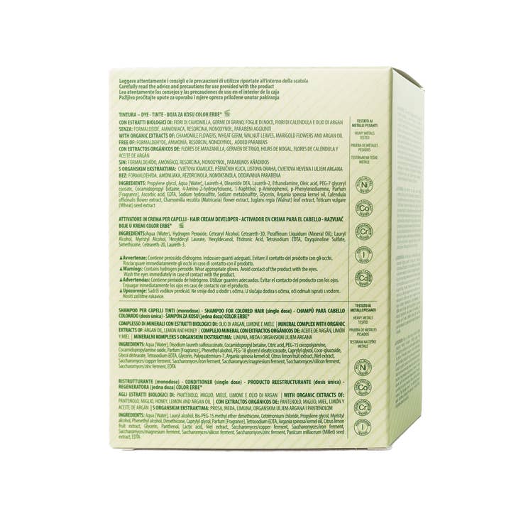 COLOR ERBE - Wholesale Hair Dye - Color Erbe Estr. Dye Bio Henna Red (7.66) - Made in Italy6