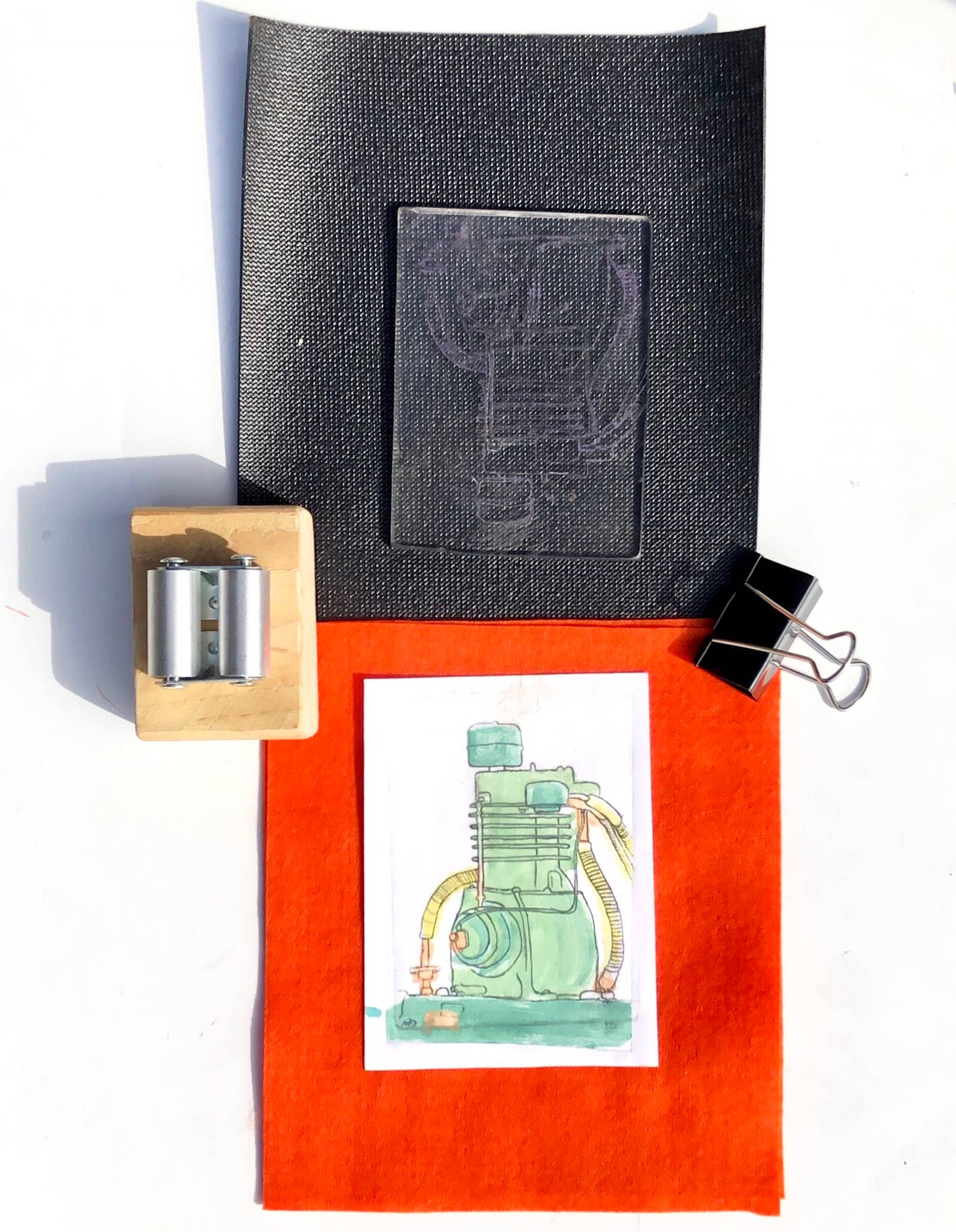 Pocket Press - Wholesale DIY Craft Kit - Pocket Printing Press Kit for Printmaking