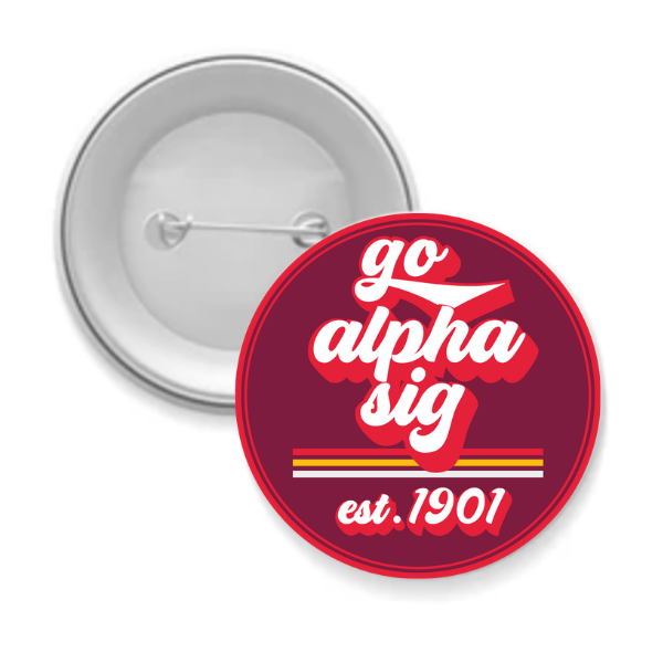 Sarahndipity Shop - Wholesale Lapel Pin/Button - Sorority Button - Go Design6