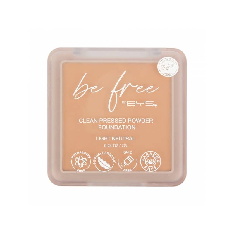 Beauty Pro - Wholesale Foundation - BYS BE FREE Pressed Powder Foundation Light Neutral