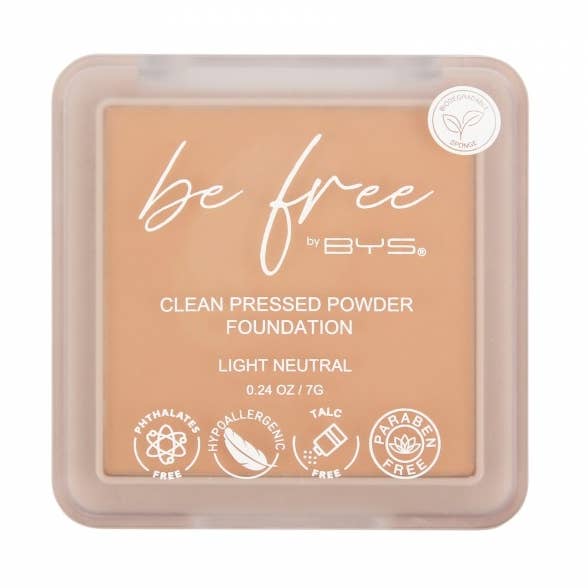 Beauty Pro - Wholesale Foundation - BYS BE FREE Pressed Powder Foundation Light Neutral0