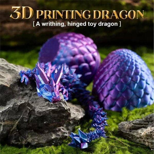 Showcase - Wholesale Fidget Toy - Kids - 3D Printed Dragon Scale Egg Fidget Toy (Multiple Colors)