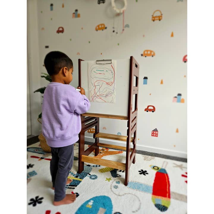 QToysUSA - Wholesale Wood Toy - Kids - 3 in 1 Learning Tower5