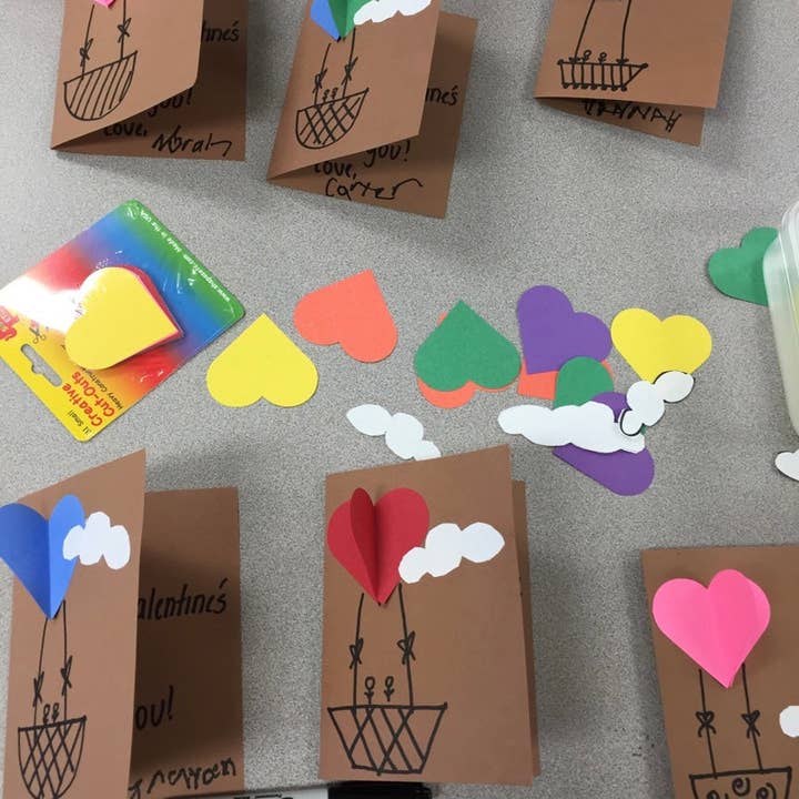 Creative Shapes Etc. - Wholesale Cutouts - SHAPES ETC. Heart Assorted Color Creative Cut-Outs- 2.5"9