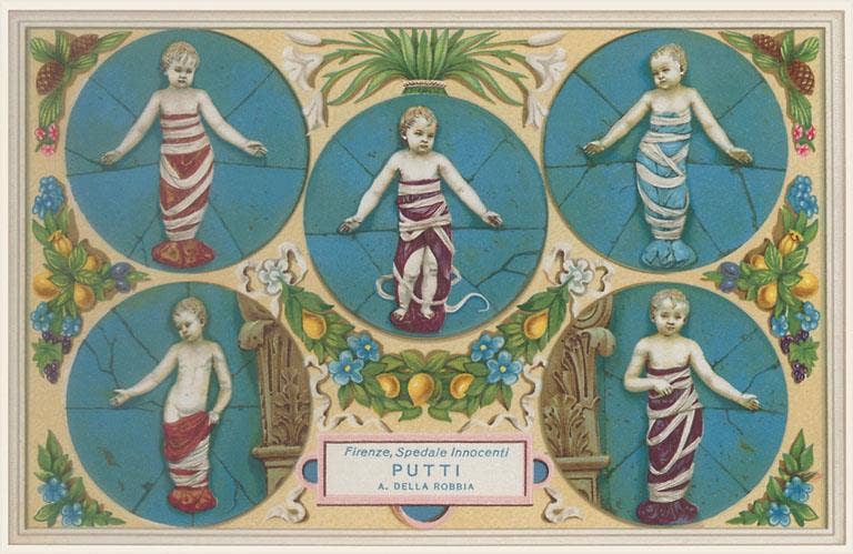 Found Image Press – wholesale Magnet – Magnet IT-381 Olika Putti0