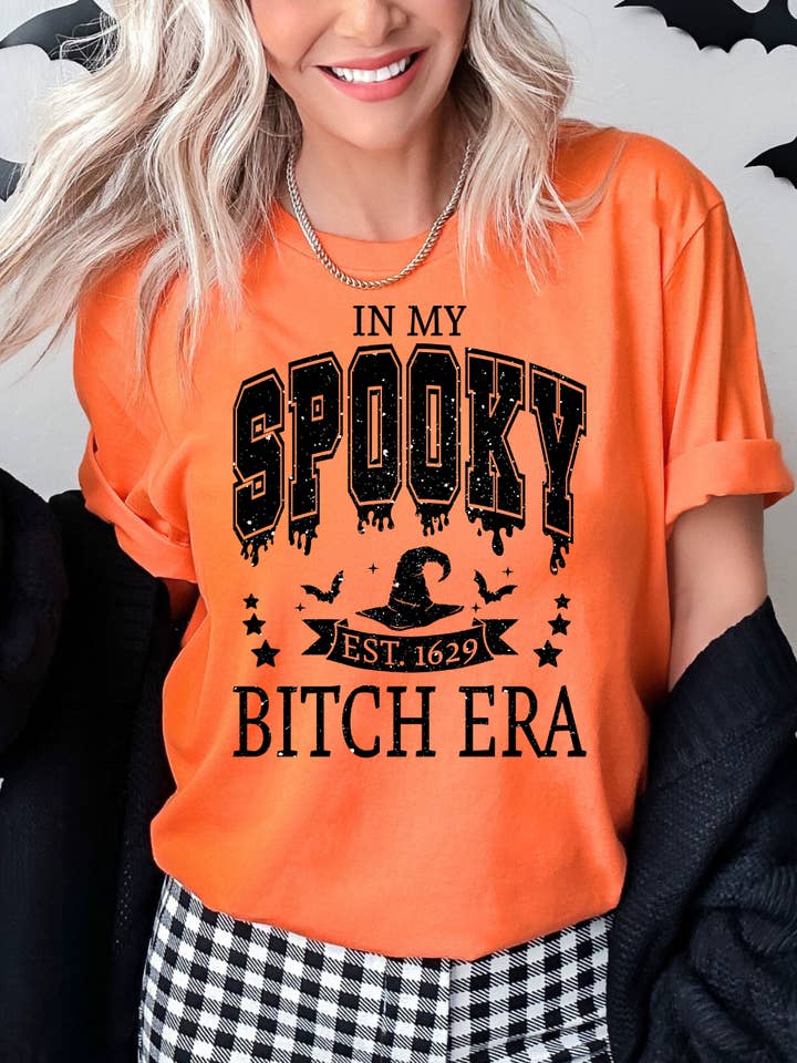 In My Spooky B*tch Era Spooky Adult Tee (Black) for wholesale by Uncommon Label