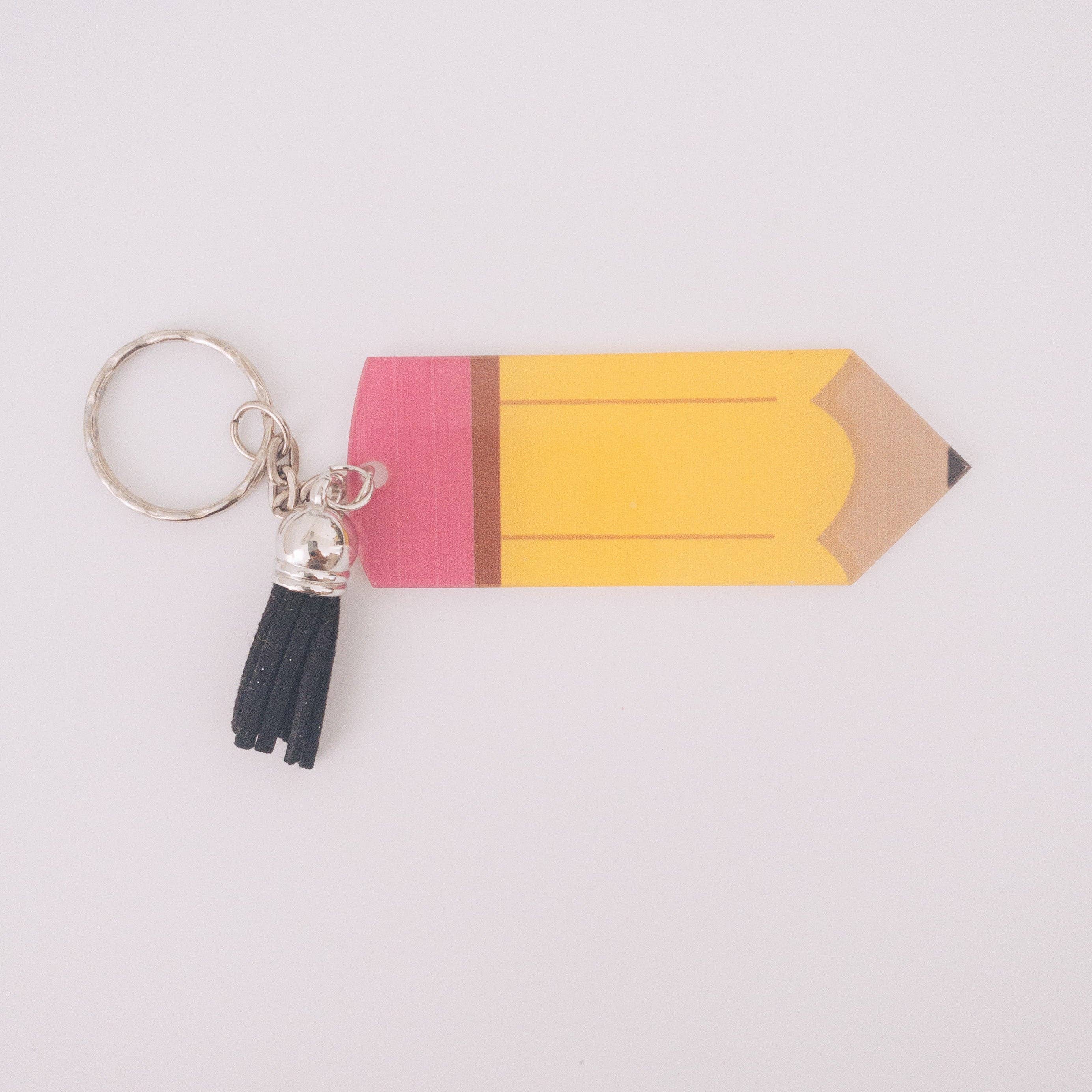 Dash+Roo - Wholesale Keychain - Kids - Blank Acrylic Pencil Keychain2