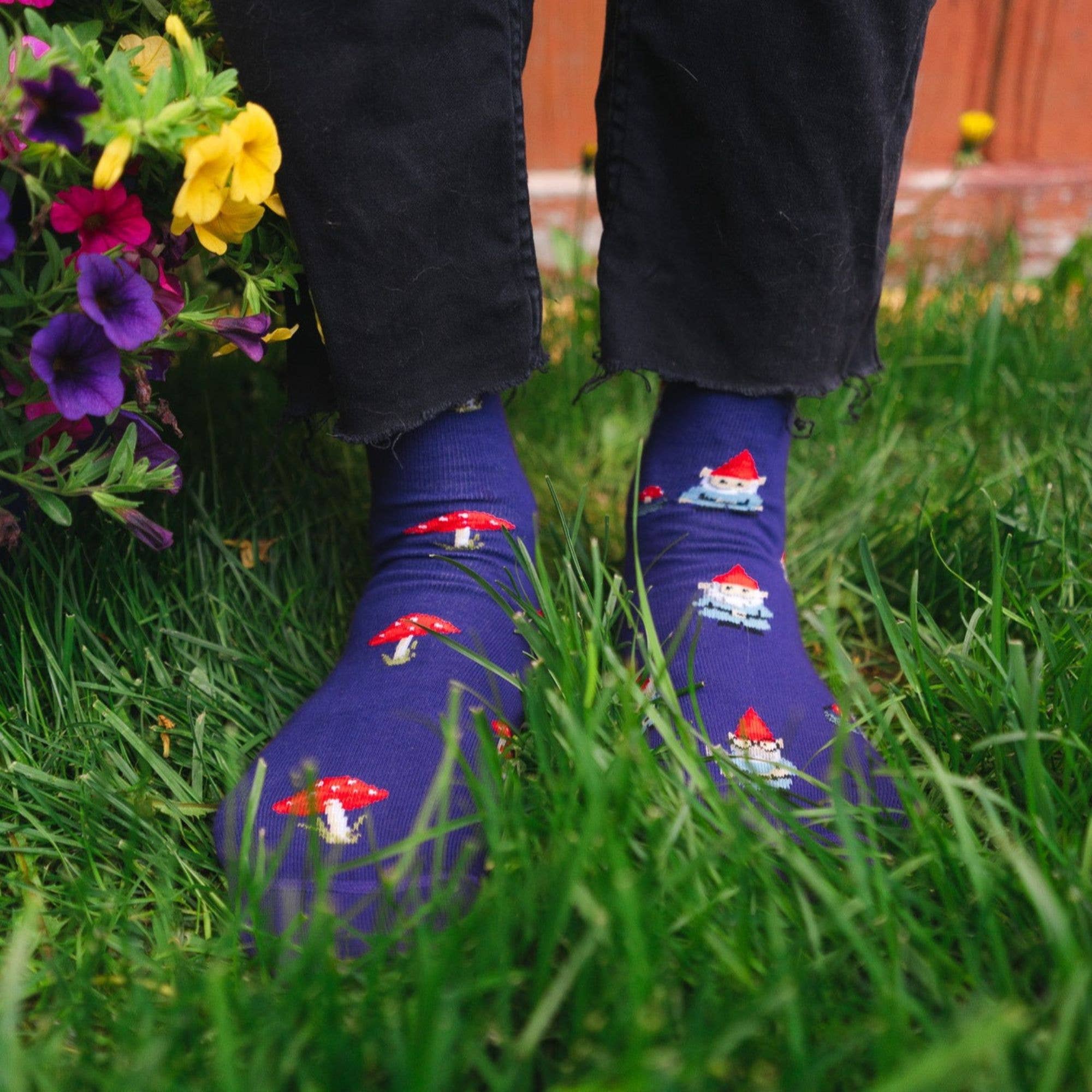 Friday Sock Co. - Wholesale Socks - Women's - Women’s Gnome & Mushroom Socks2