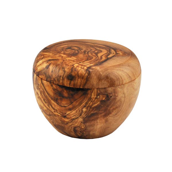 Naturally Med Inc. - Wholesale Salt & Pepper Shaker Set - Olive Wood Salt Cellar3