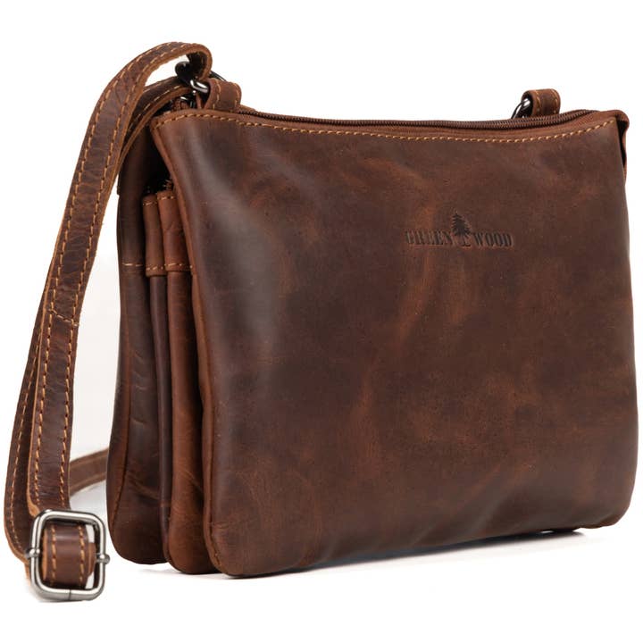 Greenwood Leather - Wholesale Shoulder Bag - Women's - Women's Shoulder Bag Mary6
