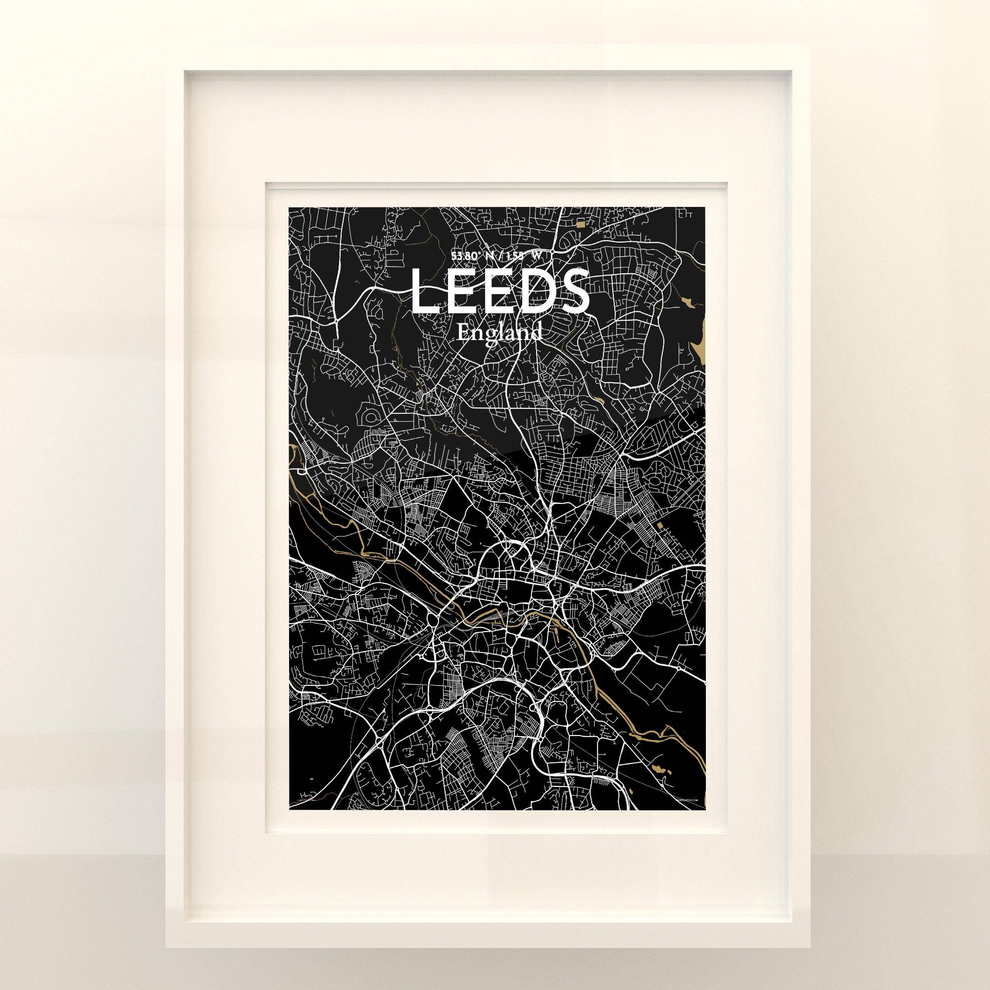 OurPoster.com – wholesale Poster – Leeds karta affisch25