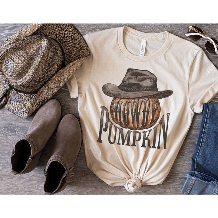 Serendipity Tees - Wholesale T-shirt (graphic) – women's - Howdy Pumpkin Unisex Tshirt