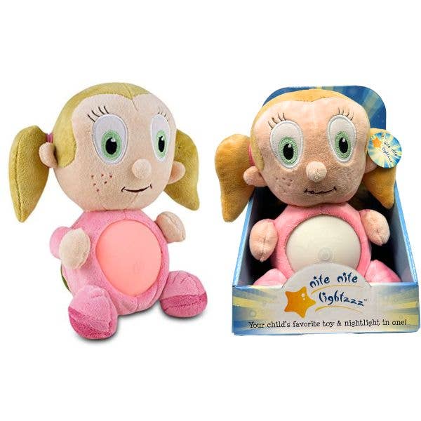 Nite Nite Lightzzz -CTR- PINK BETTY- Plush Night Light Toy for wholesale by St. Louis Wholesale LLC