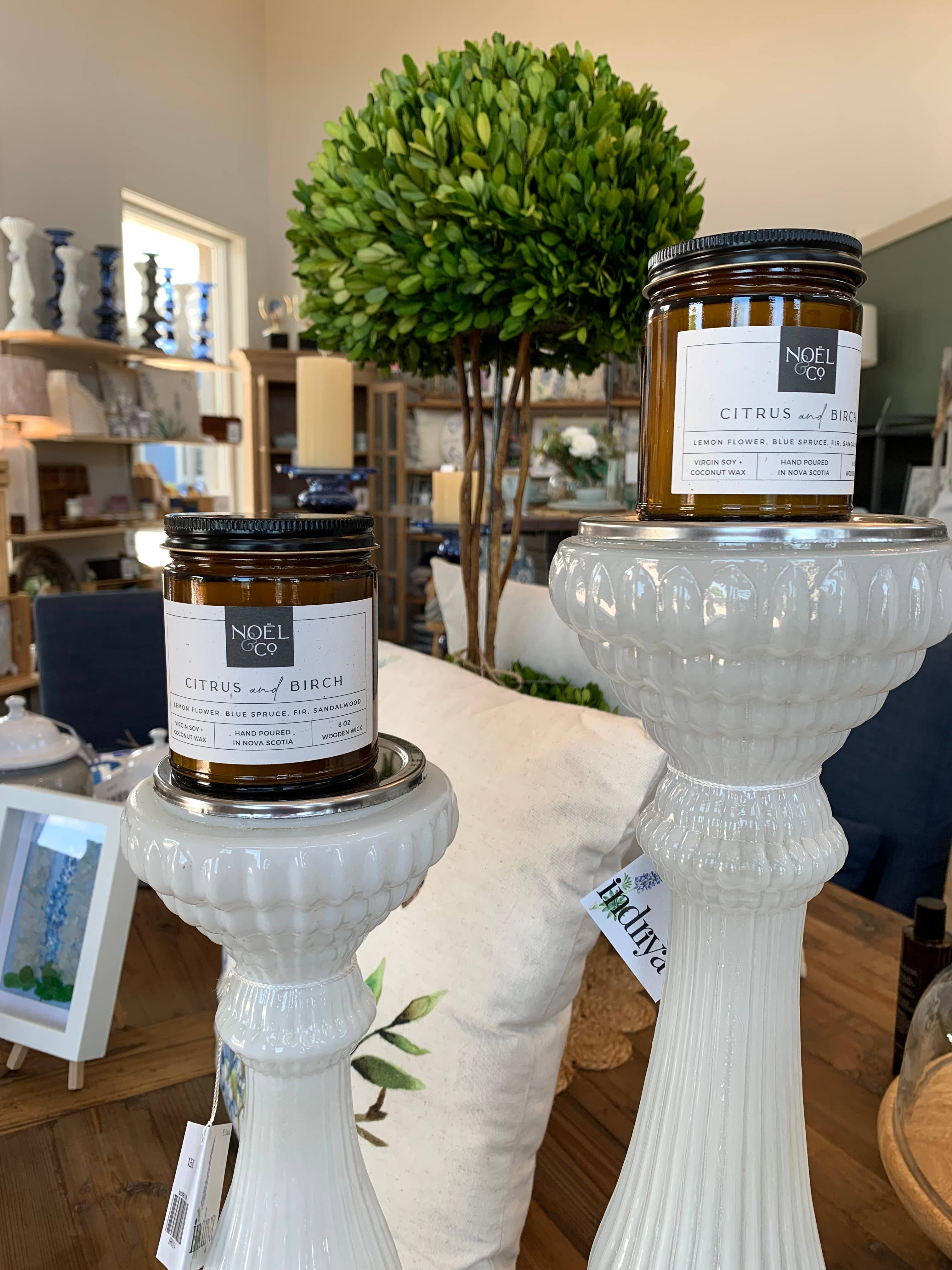 Indriya Home - Wholesale Candle Holder - Mouthblown Recycled Glass Candle Holders-2 sizes 
4