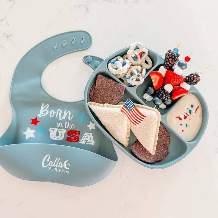 Calla & Friends - Wholesale Bib - Baby - All American Catch All Bib10