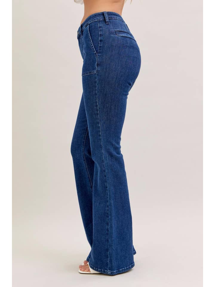 DK HW Flare With Patch Pockets for wholesale on Faire4