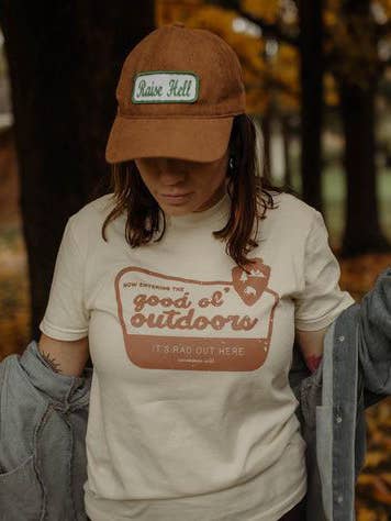 Outdoors National Parks Nature Comfort Colors Graphic Tee for wholesale by Uncommon Wild