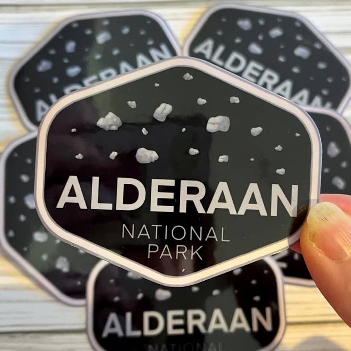 Star Wars National Park, Alderaan, Vinyl Sticker for wholesale by Graceful Darkness, LLC