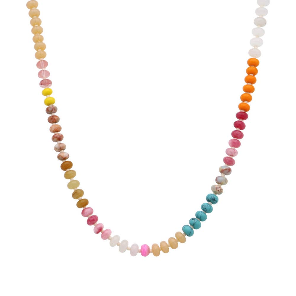 JOIA ACCESSORIES - Vente Collier de perles - COLLIER COURT EN MATÉRIAUX MIXTES, AN 42999