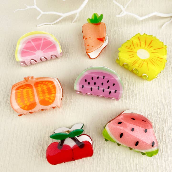 mildstyles - Wholesale Hair Clip - Women's - Fruit Rainbow Fun Hair Clip