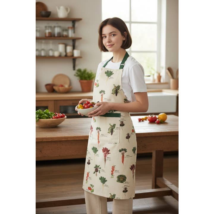 Tablier RHS Benary Vegetables pour adulte, Stone pour la vente par Dexam