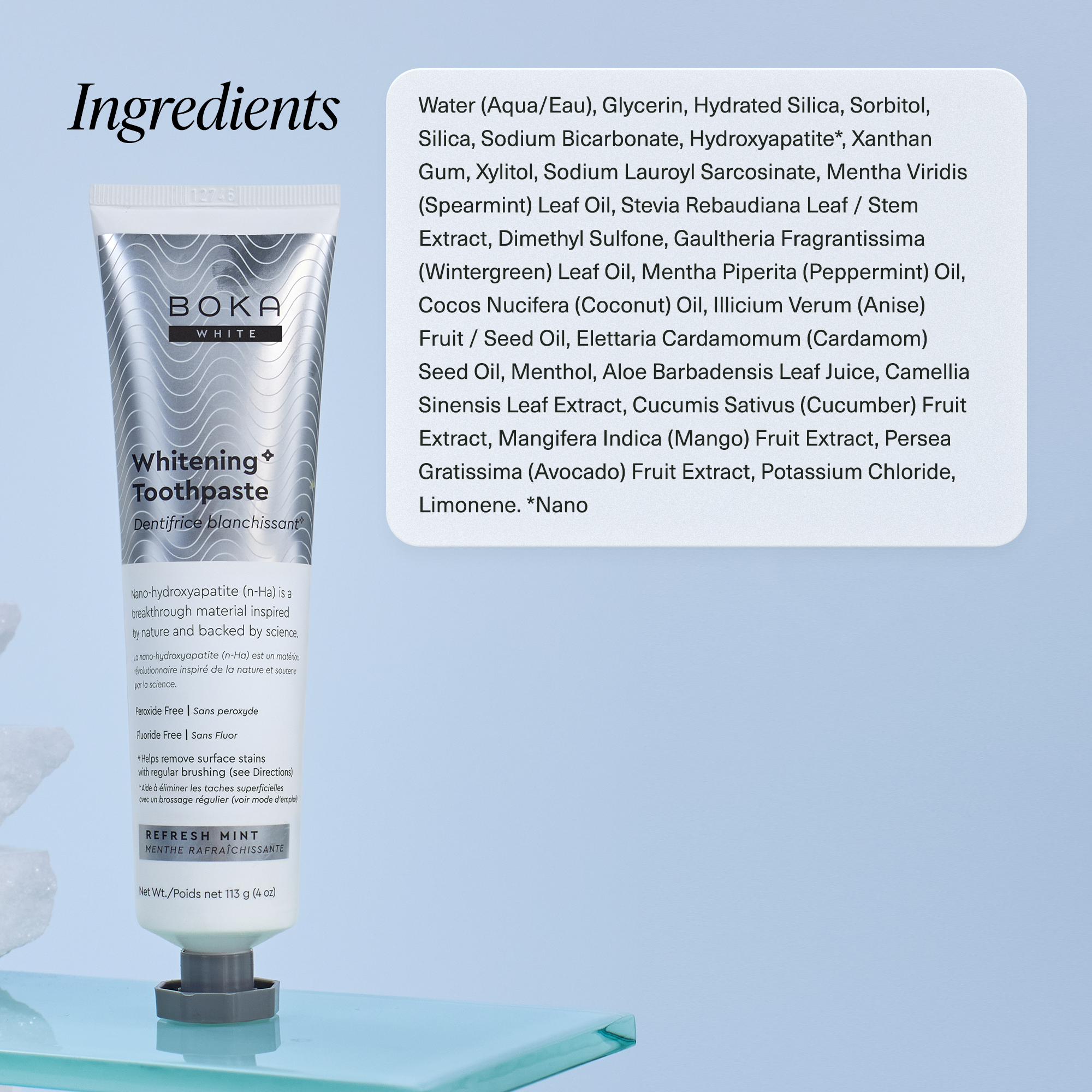 Boka - Wholesale Toothpaste - Refresh Mint Whitening n-Ha Toothpaste5