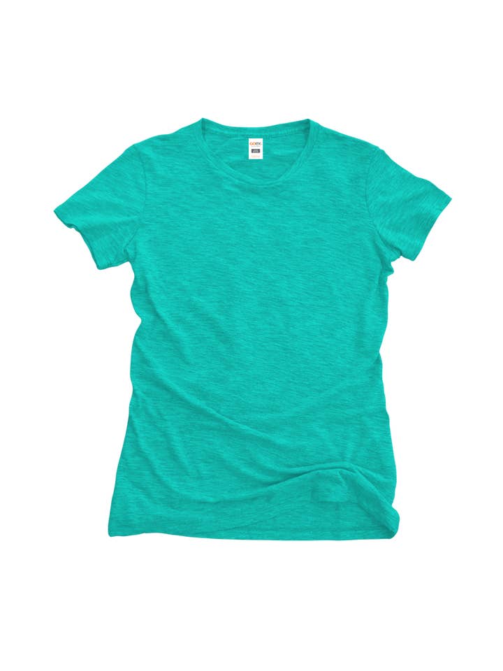 GOEX Apparel - Wholesale T-Shirt - Women's - Ladies Short Sleeve Triblend Tee4