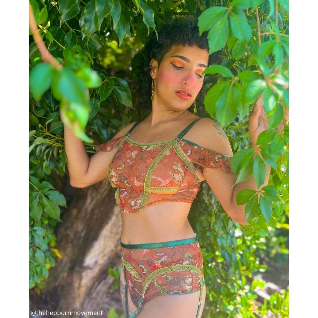 Mushroom Fairy Printed Corset for wholesale on Faire10