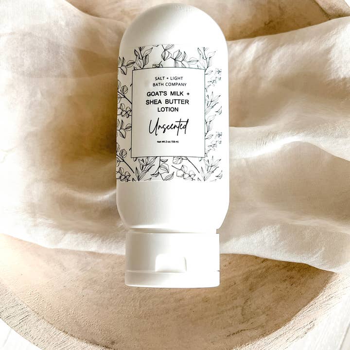 Salt + Light Bath Company - Wholesale Hand cream/lotion - 2 oz Unscented Hand Lotion2