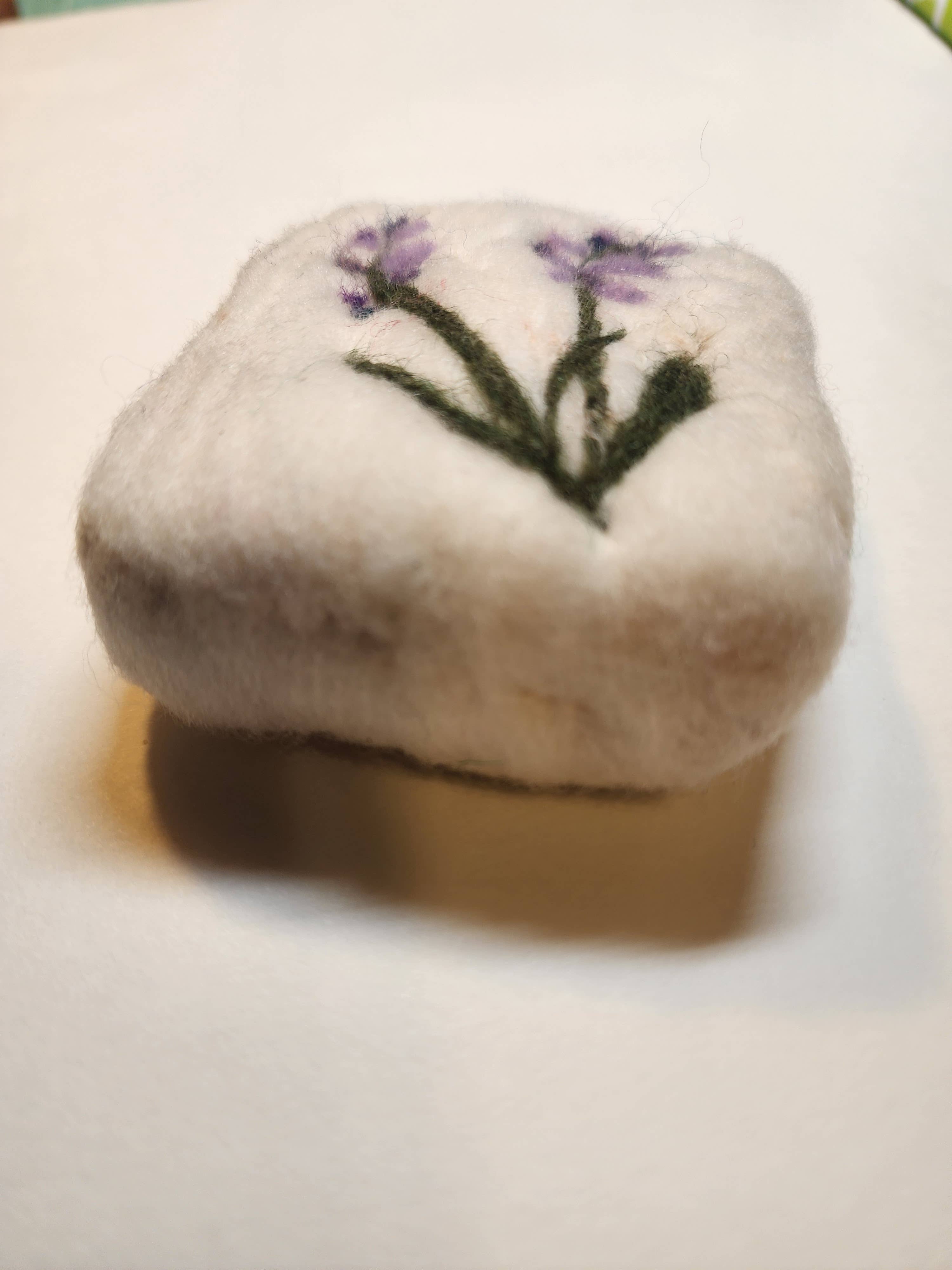 Coastal Felting - Wholesale Bar Soap - Felted wool soap bar - Lavender design4
