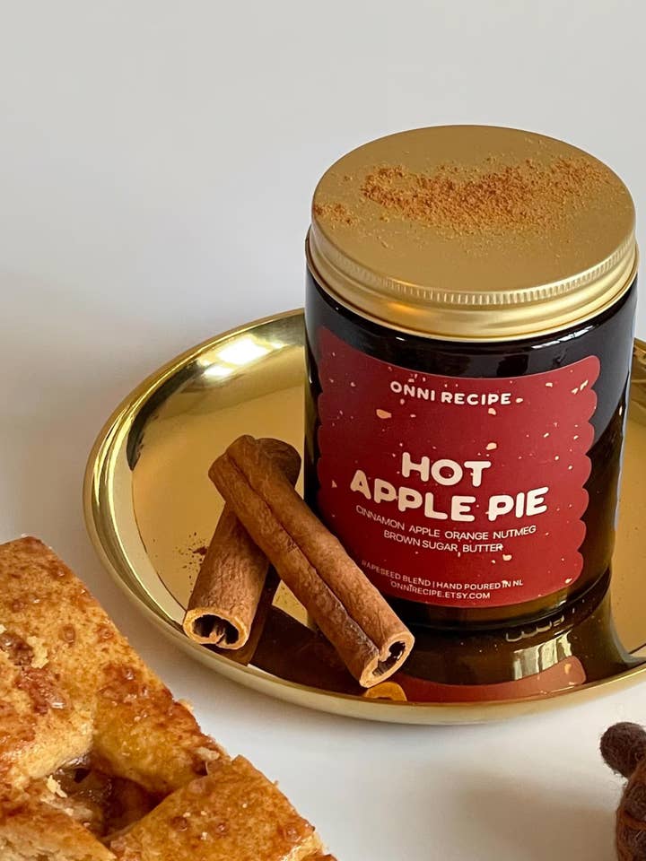Tarta de Manzana Caliente - Vela de Colza - 170ml para venta al por mayor de ONNI RECIPE