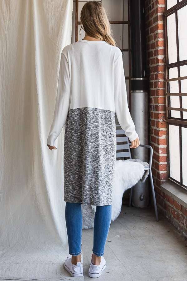 Culture Code – Engroshandel Cardigan - Dame – CHD1348LA - FARVEBLOK HALV DUSTER11