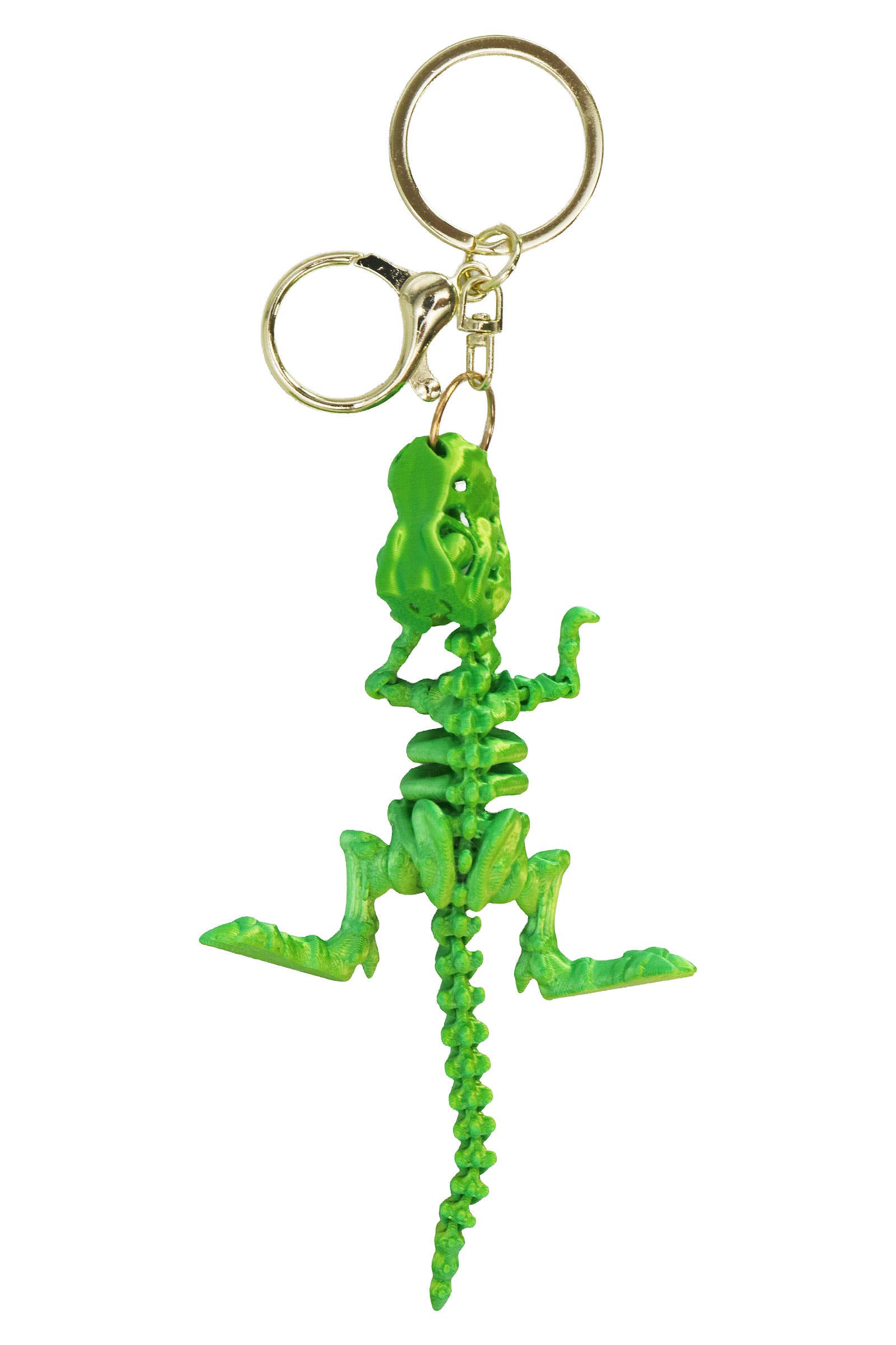 ASSORTED Dinosaur Fossil 3d Print Articulated Key Chain for wholesale on Faire14