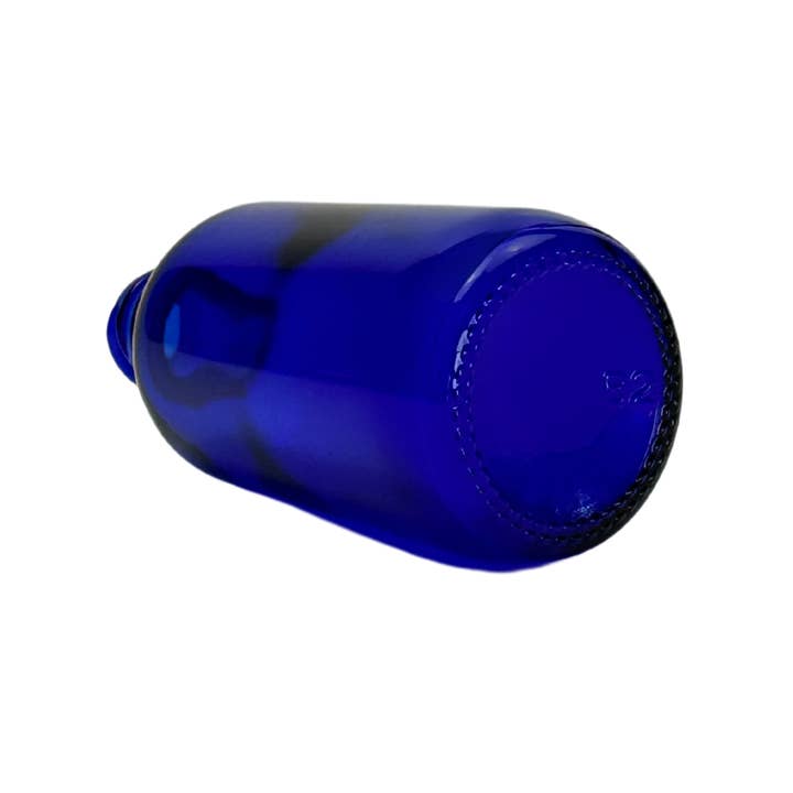 The Bottle Shoppe - Wholesale Aromatherapy Lotion/Oil - 2 oz. (60 ML) Cobalt Blue Boston Round Glass Bottle / Cork