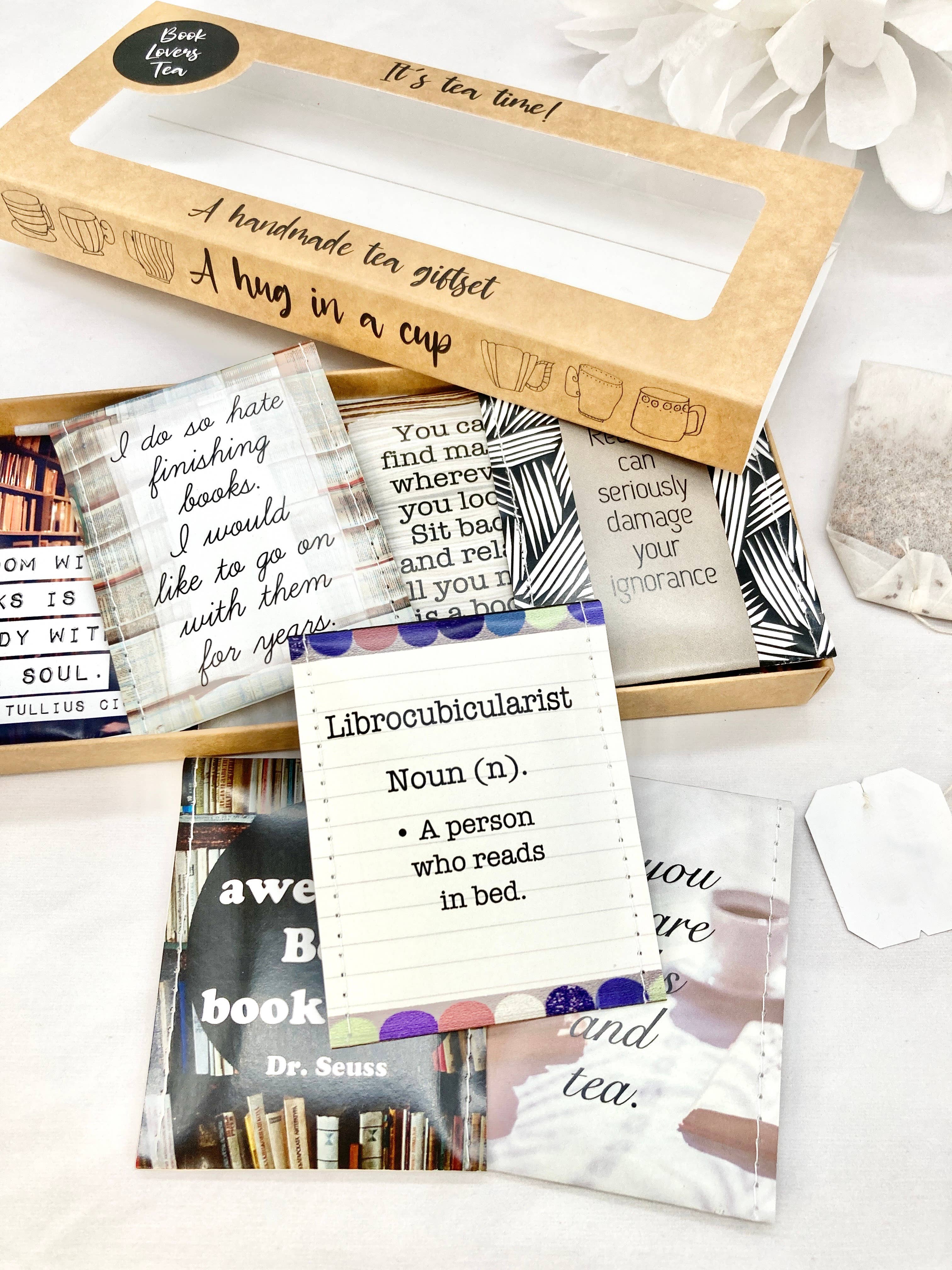 Victoria Mae Designs – wholesale Tea bags – Gifts for Book Lovers: Tea Gift Set for Bookworms6