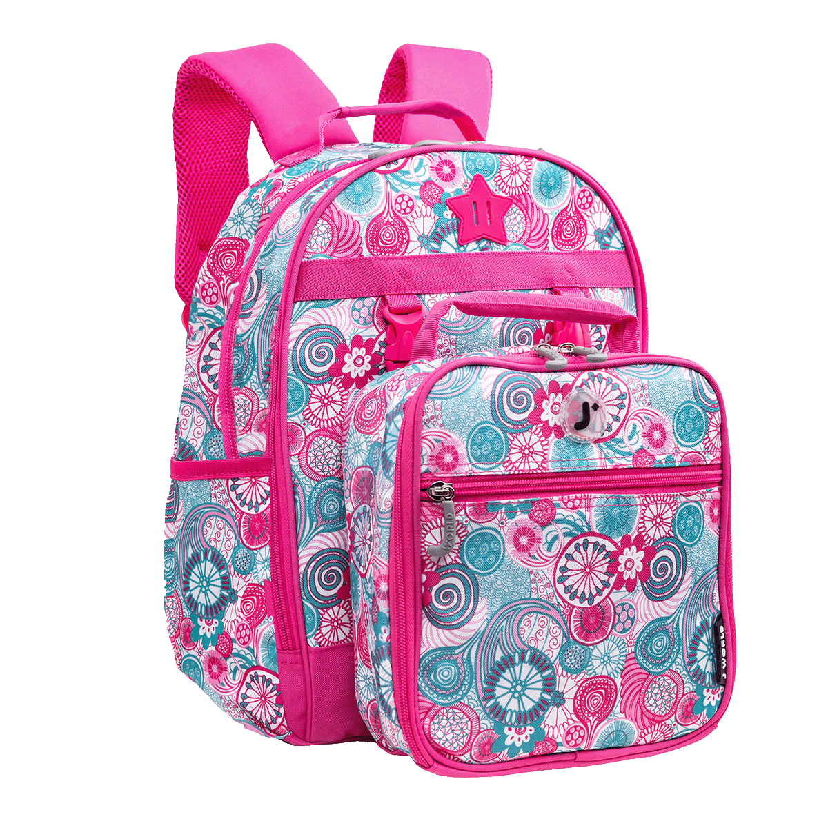 J World - Vente Sac à dos – enfant - J World Duet Sac à dos 16" pour enfants & Ensemble boîte à lunch détachable0