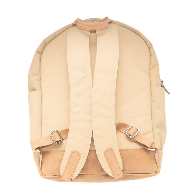 Kilele Gear | Rugged Leather Goods - Wholesale Backpack - Unisex - Cape Buffalo Backpack - Rip-stop canvas laptop bag