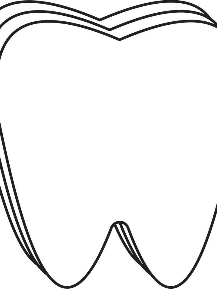 Grandes découpes créatives en mousse unicolores - Dent pour la vente par Creative Shapes Etc.