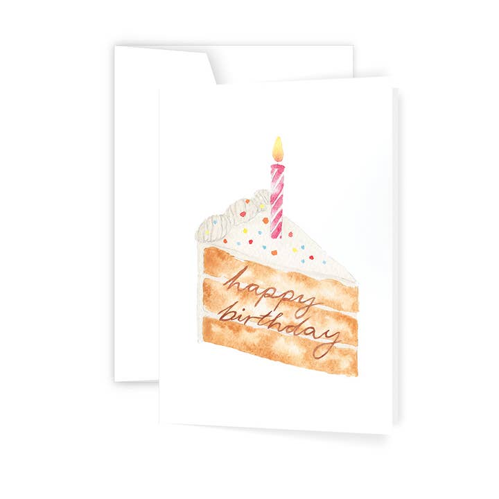 Ellen Walsh Designs - Wholesale Birthday card - Birthday Cake Greeting Card