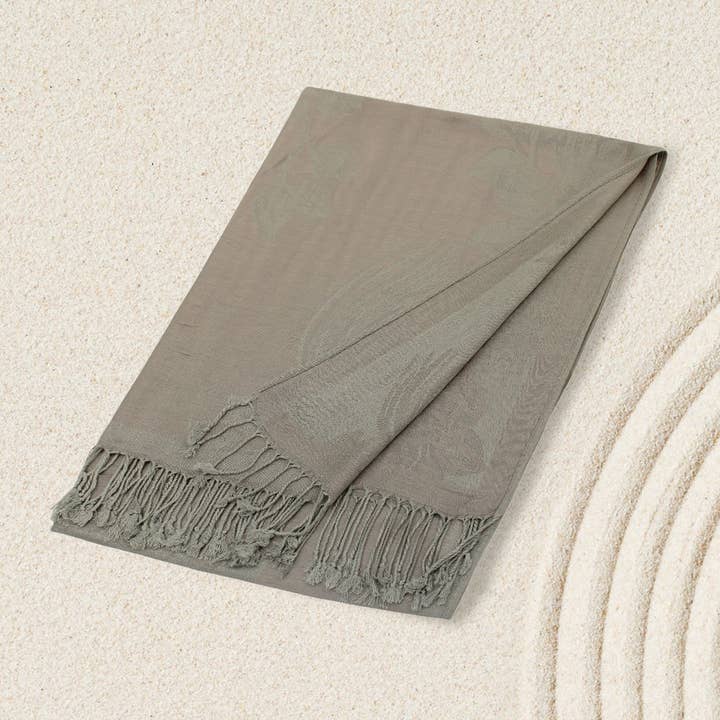 Sensibling Corp. - Wholesale Scarf – Women's - Rose Floral Pashmina Reversible Scarf Shawl50