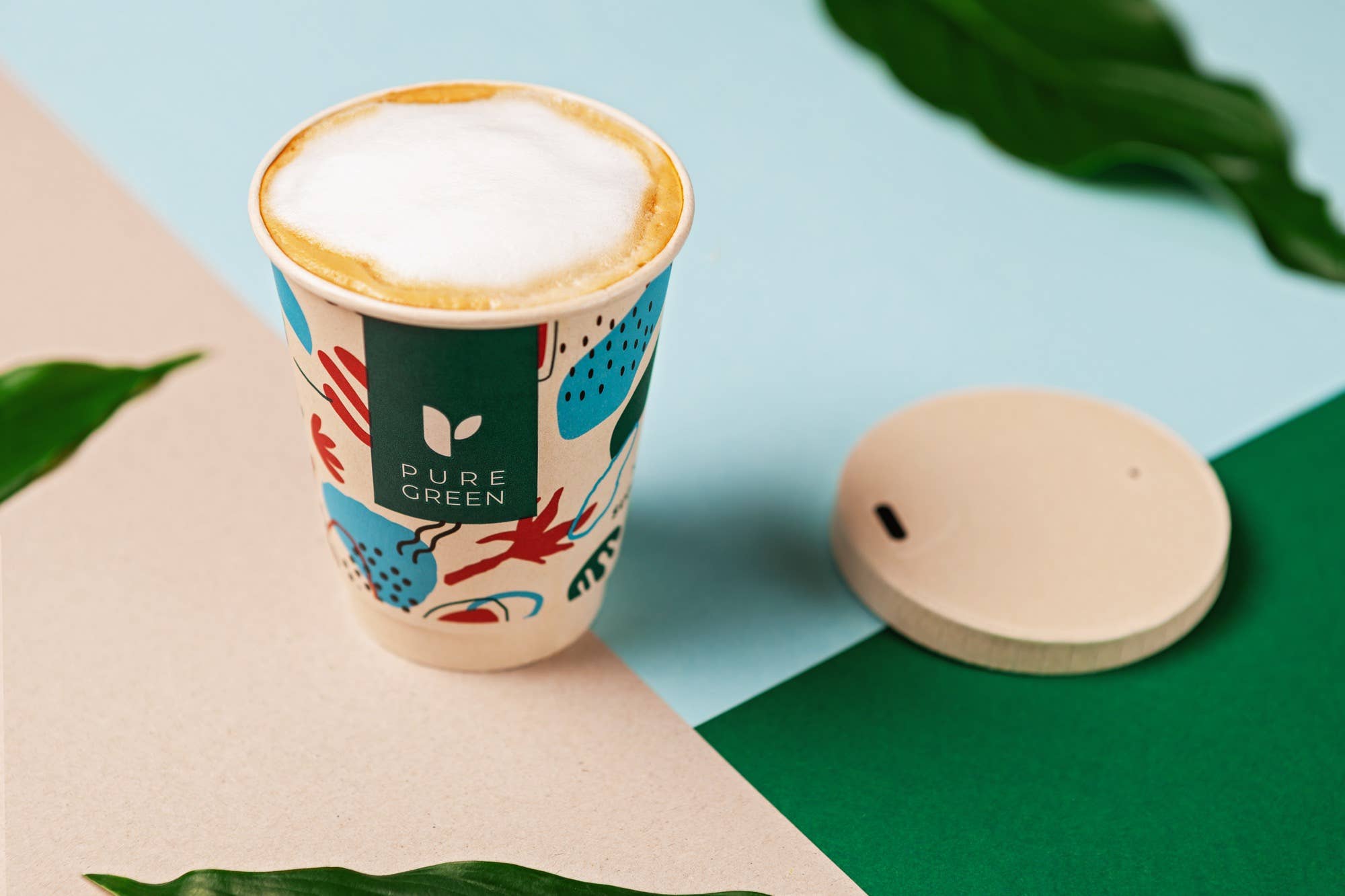 PUREGREEN GmbH – Engroshandel Engangsbæger – BIO træfri dobbeltvægs kaffekop4