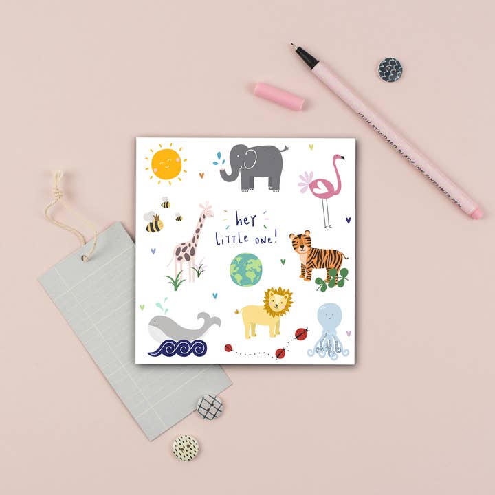 Cartão Hey Little One por atacado de Hey Little Ginger